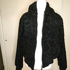 NWOT Black Sherpa Coat/Jacket